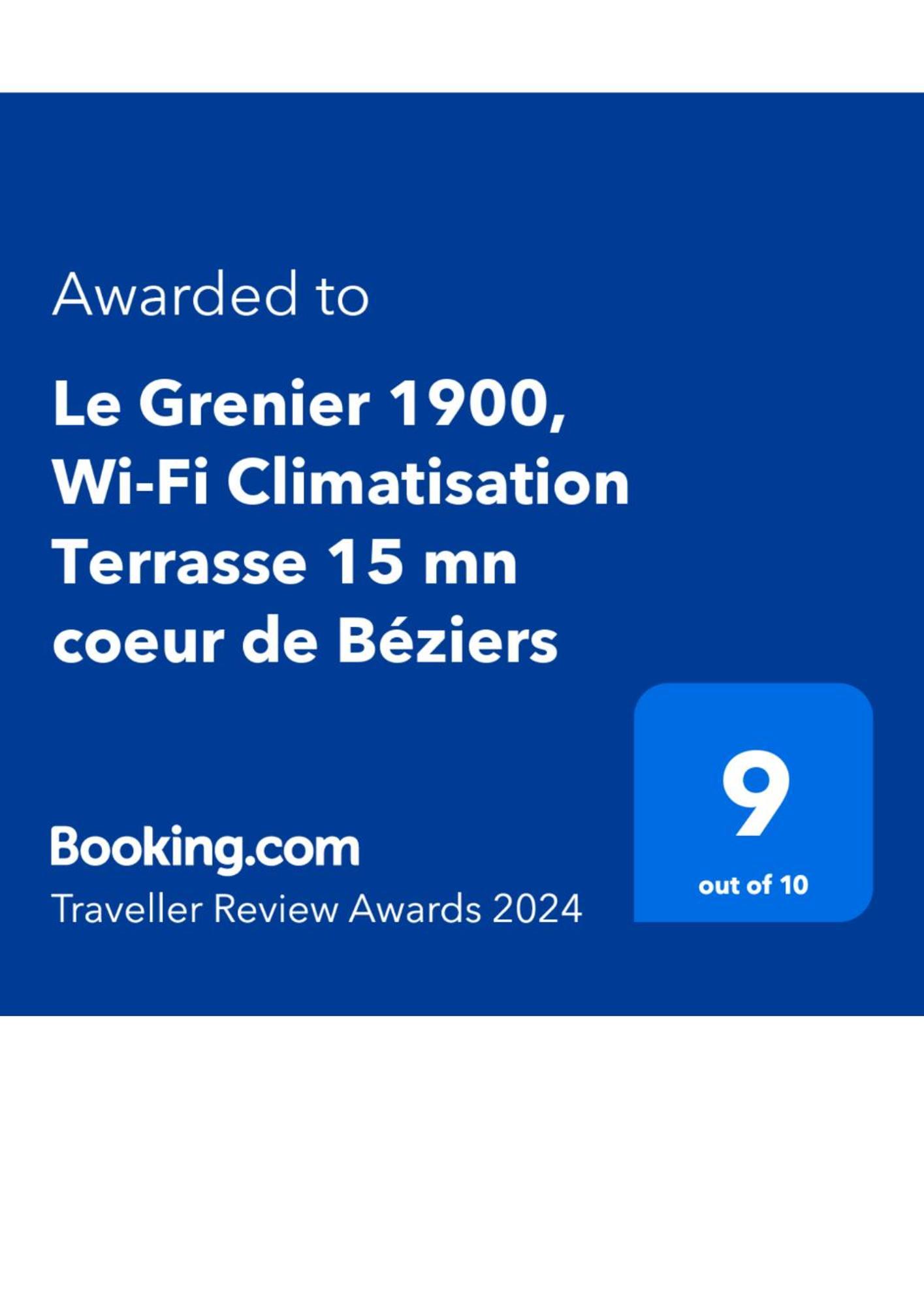 Le Grenier, Climatisation Terrasse Wi-Fi Netflix 15 Mn Coeur De Ville Béziers Exteriör bild